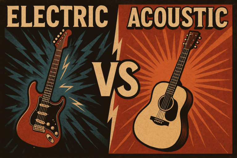 Electric vs acoustic guitars