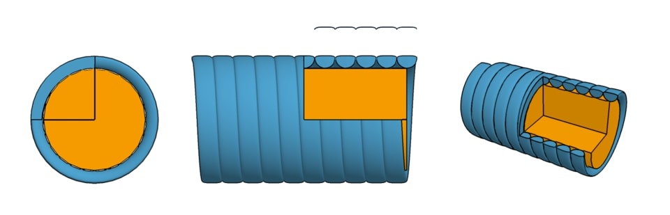 Halfwound strings scheme